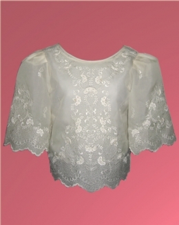  Women's Kimona blouse Cream Jusi fabric 100549 Cream 